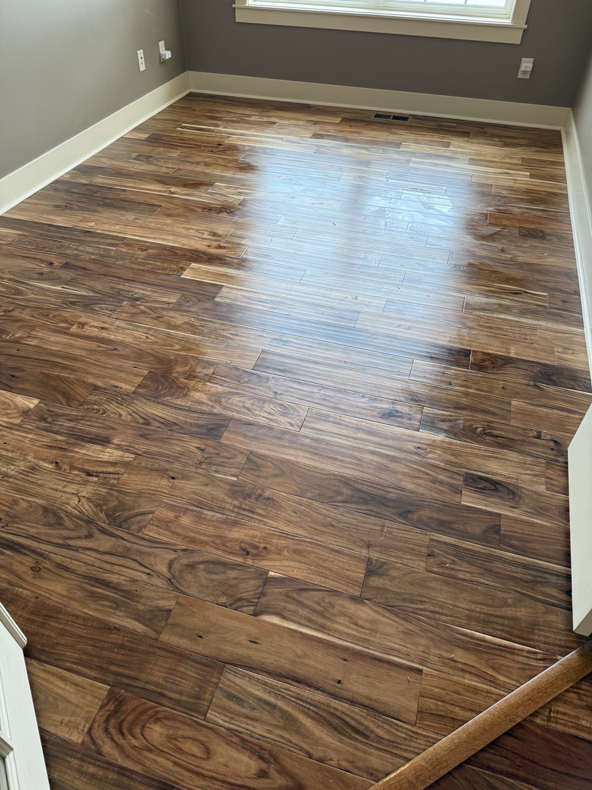 Hardwood flooring installation